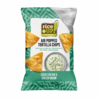 RiceUP! Tortilla chips Cream & onion 60g