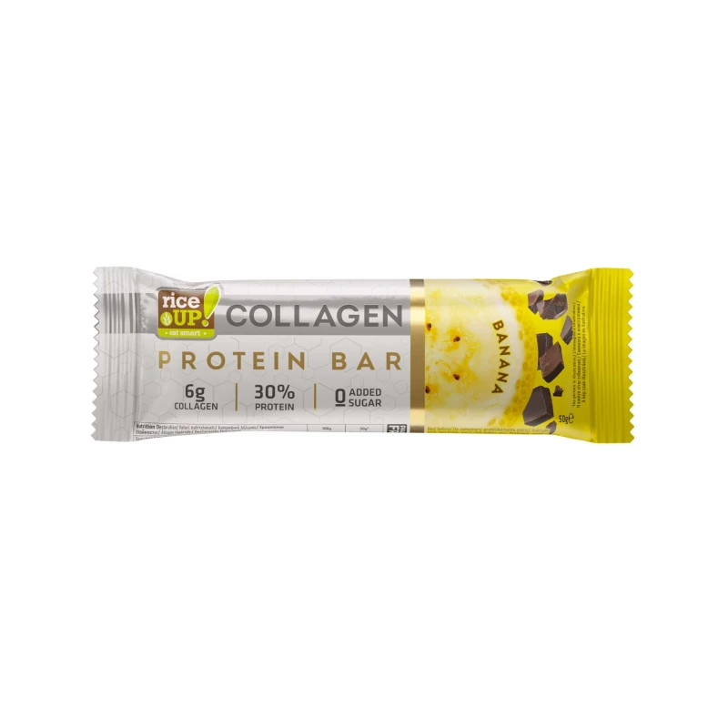 RiceUP! Collagen Protein Bar Banana, 50 g 