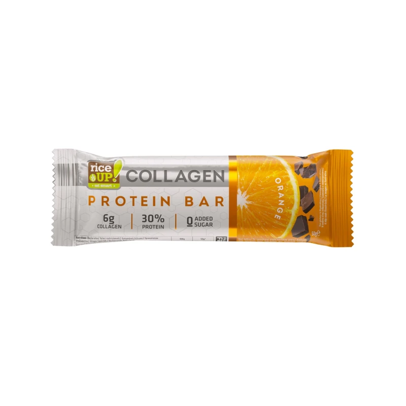 RiceUP! Collagen Protein bar Orange 50g