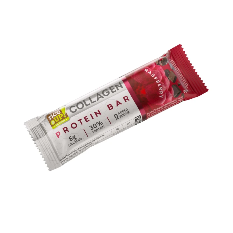 RiceUP! Collagen Protein bar Raspberry 50g