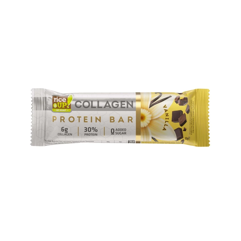 RiceUP! Collagen Protein bar Choco Vanilla 50g