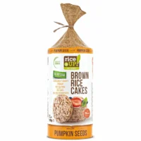 RICE CAKES with PUMPKIN SEEDS