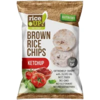 RICE CHIPS with KETCHUP