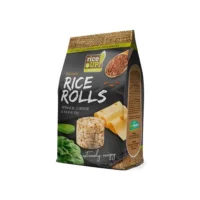 RICE ROLLS with SPINACH & CHEESE & OLIVE OIL