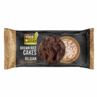 RICE CAKES with DARK BELGIAN CHOCOLATE